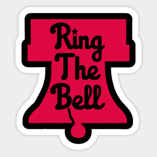 ring the bell philly Sticker